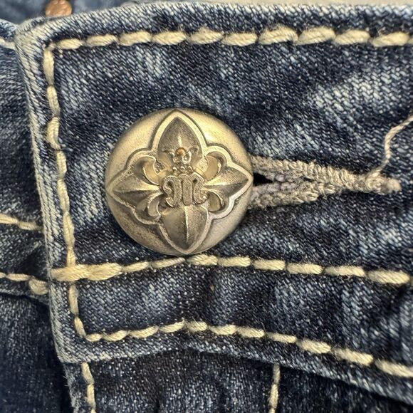 Miss Me Distressed Skinny Stretch Denim Jp5646s2 Sz 27 - Picture 8 of 15